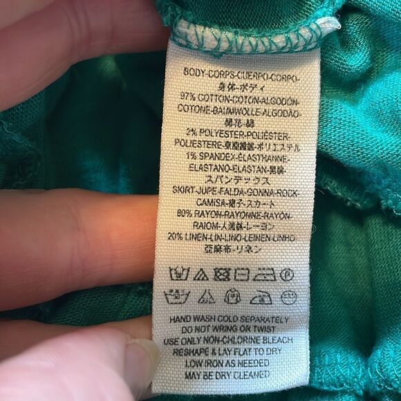 Free People Right On Time Tunic Tank Top in Green M - Picture 6 of 7